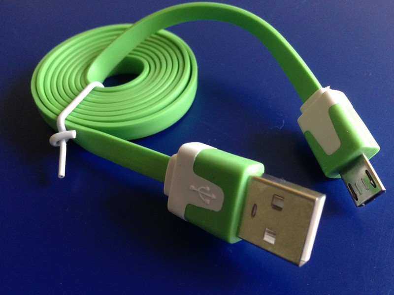 3Ft/6Ft/10Ft Micro USB 2.0 to USB Samsung Flat Noodle Data Sync & Charger Cable gallery