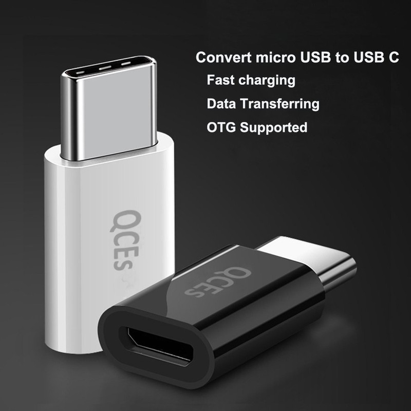 8 Pack Micro USB Female to USB C Male Adapter Fast Charging OTG Converter Type C gallery