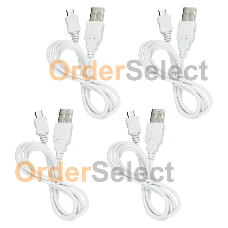 4 USB Micro Charger Cable for Android Phone Samsung Galaxy S2 S3 S4 S5 S6 S7 NEW