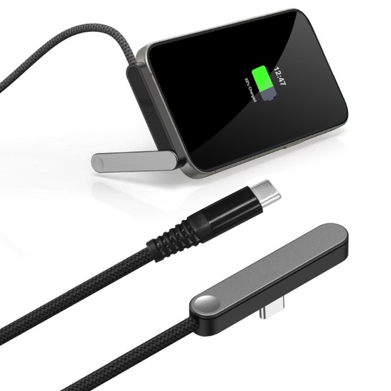 1m Long 240W Super Charging Cable Braided Data Wire Line For Phones And Laptops