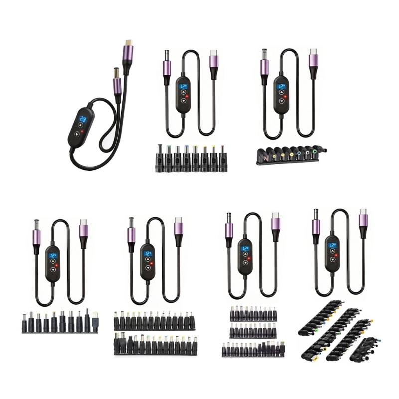 Flexible Type C Male To DC5525 5521 Charging Cord Ideal For Travel Office Home gallery