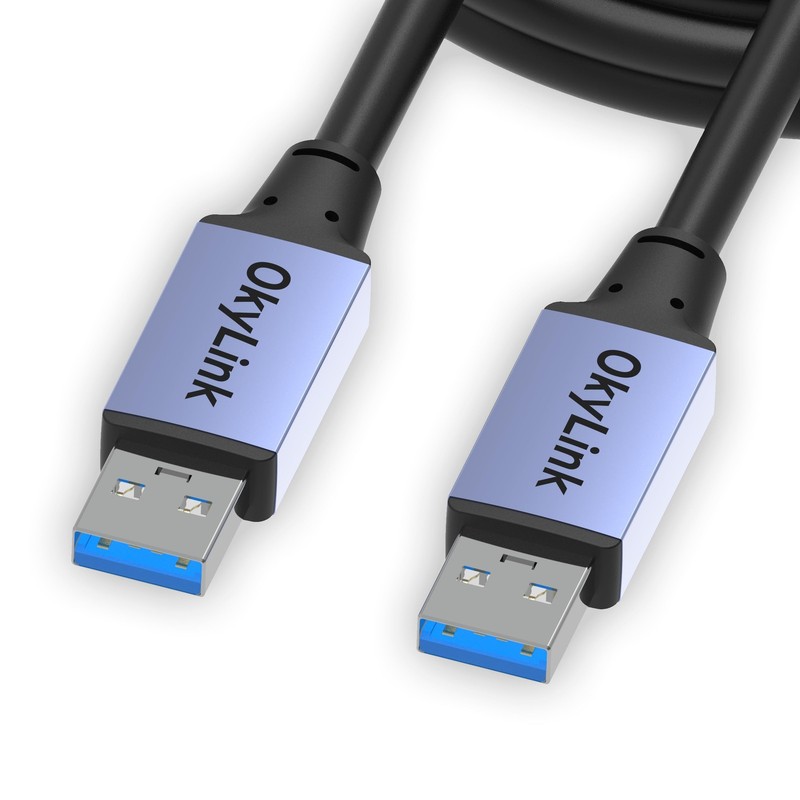 10 Foot USB 3.0 3.2 Gen 1 Data Cable A Male To A Male 5Gbps Aluminum Shell