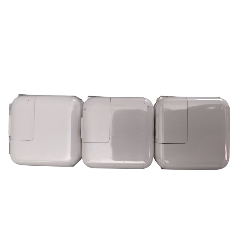 NEW Apple 10W USB Power Adapter - Genuine OEM White Wall Plug A1357 - Lot of 3 gallery