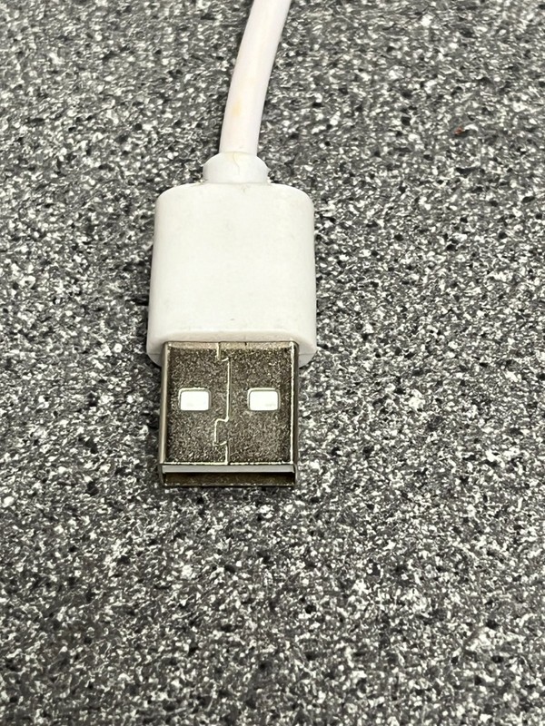 10 in. White Micro USB to USB cord gallery