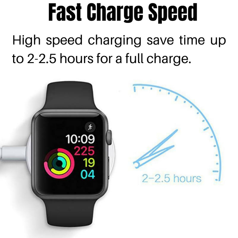 For Apple Watch iWatch SE 6 5 4 3 2 1 iPhone XR 3 in1 USB Magnetic Charger Cable gallery