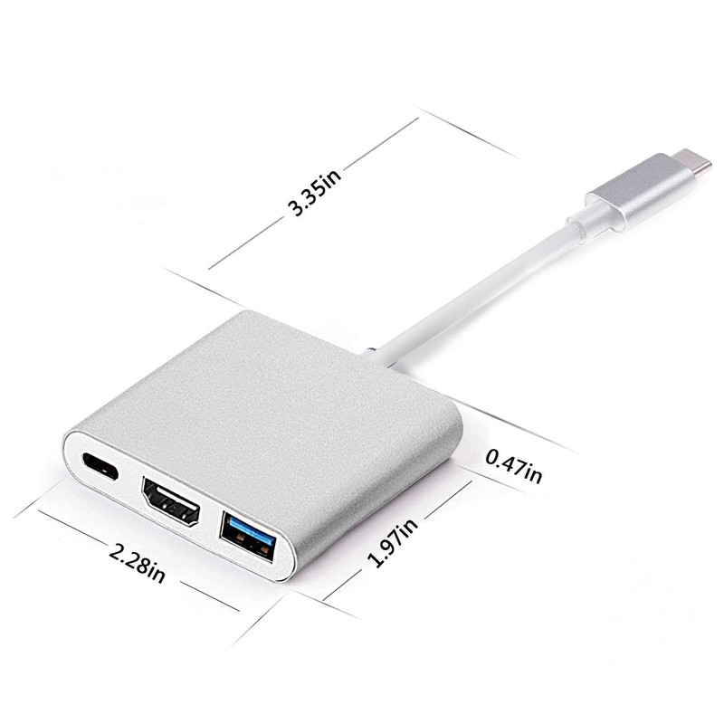 USB-C Type C to HDMI HDTV Cable Phone to TV Adapter For iPhone 16 15 Samsung S26 gallery