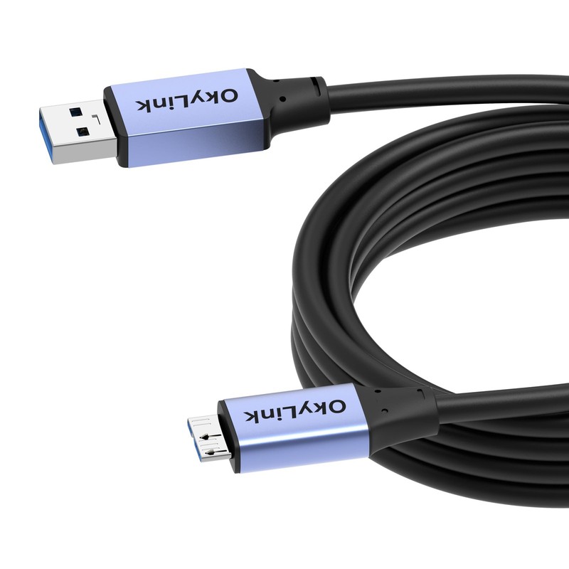 USB 3.0 3.2 Gen 1 A To MicroB Male Data Cable 5Gbps 10ft 3M For HDD SSD gallery