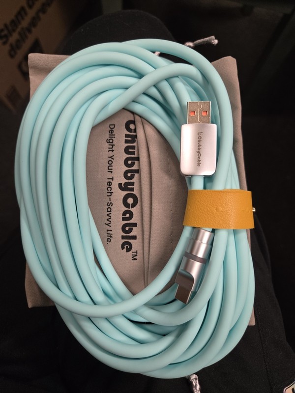 chubbycable Neon Chubby - Fast Charge Cable with Smart Light RGB Color... gallery