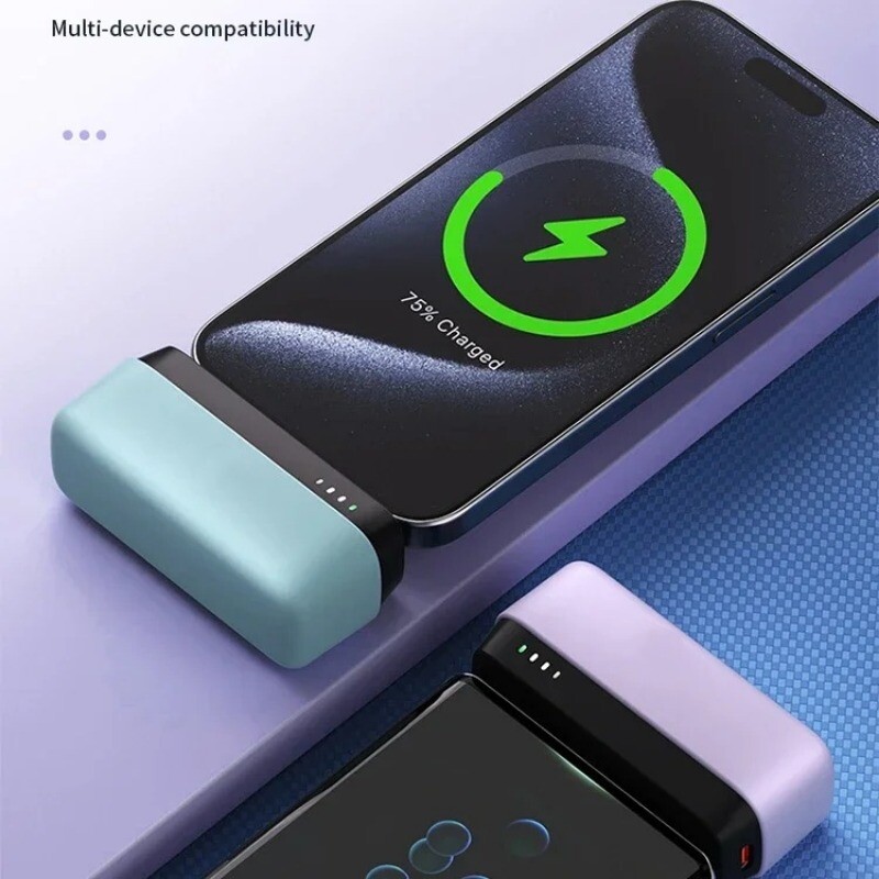 5000mAh Portable Fast Charger Mini Power Bank External Battery For iPhone Type-C gallery