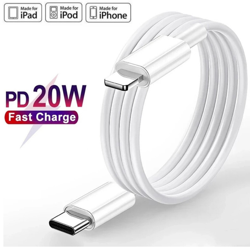 PD 20W Fast Charger Adapter USB Type C Data Cable For iPhone 14 13 12 11 Pro Lot