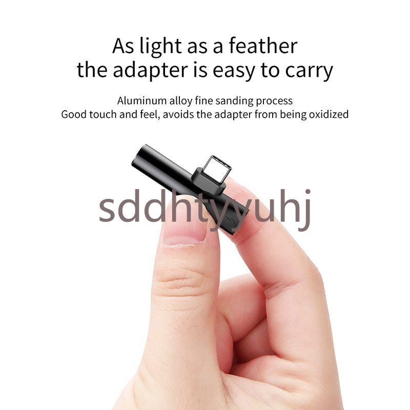 Baseus Type C Charging USB-C to 3.5mm Aux Jack Cable Adapter For Xiaomi Huawei gallery