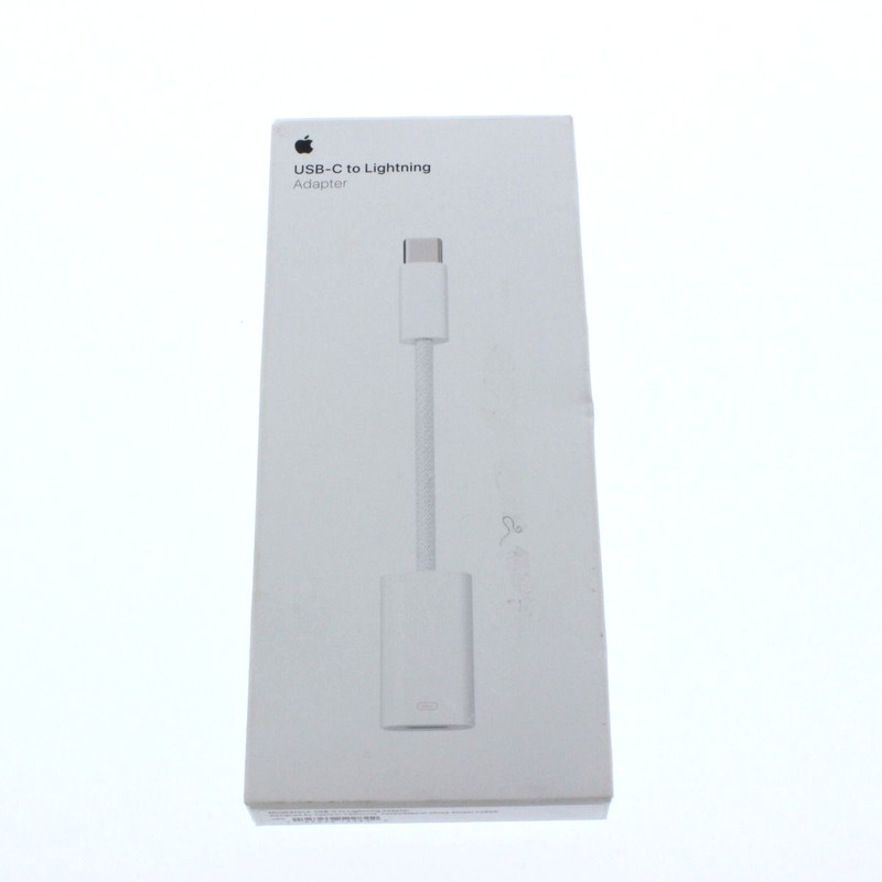 Apple Adapter USB-C to 8 Pin Connector Braided White MUQX3AM/A