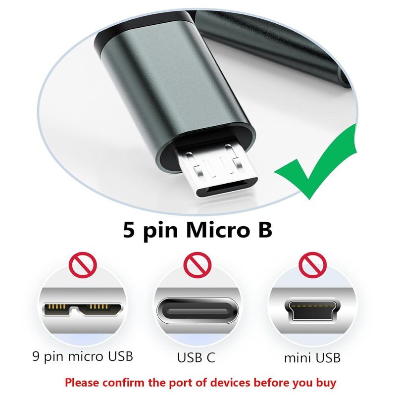 USB Type C to Micro USB Charger Cable Supports OTG Dast Sync for MacBook Pro Air gallery