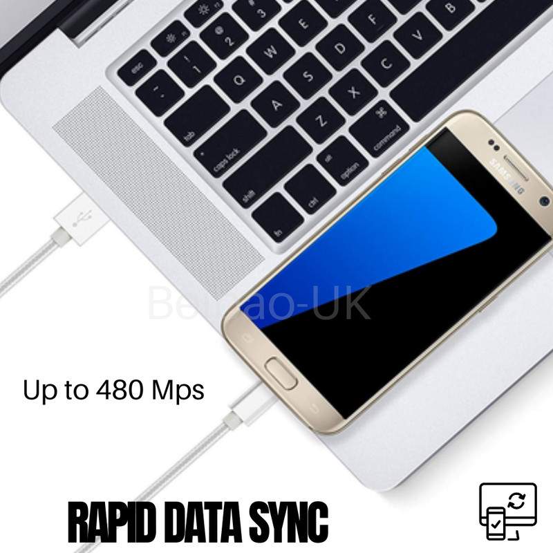10FT Braided Micro USB Charger Cable Data Charger Cord For Android Samsung LG gallery
