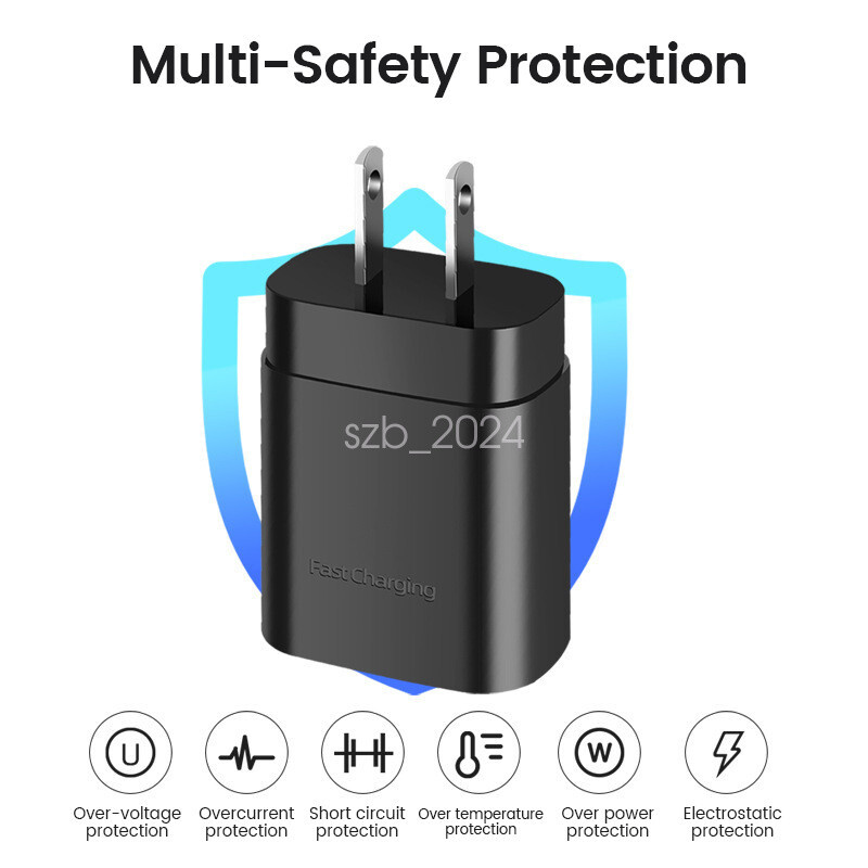 25W Super Fast Charging Charger Adapter USB-C For Samsung Galaxy S10 A23 A53 A73 gallery