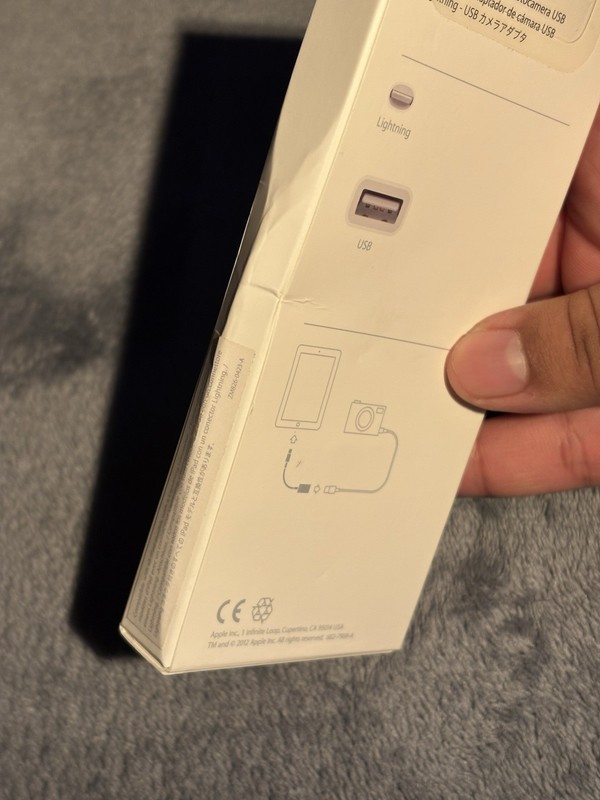 Sealed New Genuine OEM Apple Lightning to USB 3 Camera Adapter A1619 ‎MK0W2AM/A gallery
