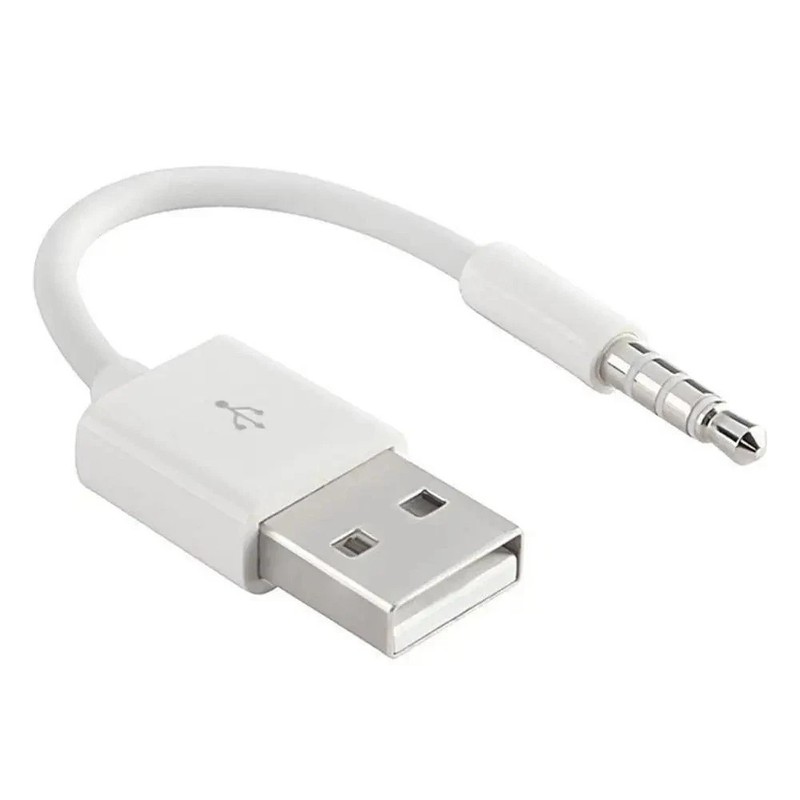 USB Charger Data SYNC Cable for Apple iPod Shuffle 3rd 4th 5th 6th 7th Gen 3.5mm