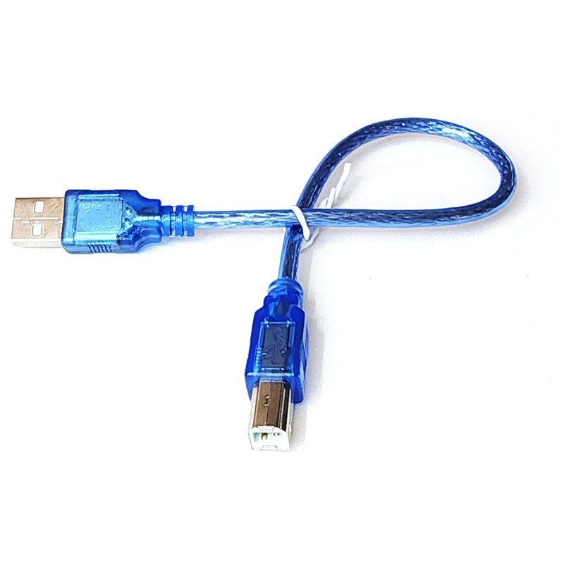 USB Cable for Arduino Uno Mega USB 2.0 Type A to B Data Transfer 30cm 2Pcs gallery