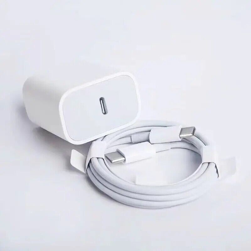 For iOS and Android Charger, 2Pack 20W USB C Charger Block with 3.3ft
