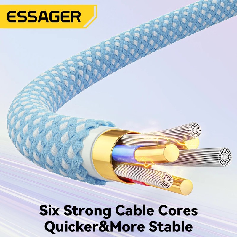 100W USB-C to USB-C Cable MacBook Samsung Xiaomi Huawei 5A PD Fast Charge 3M gallery