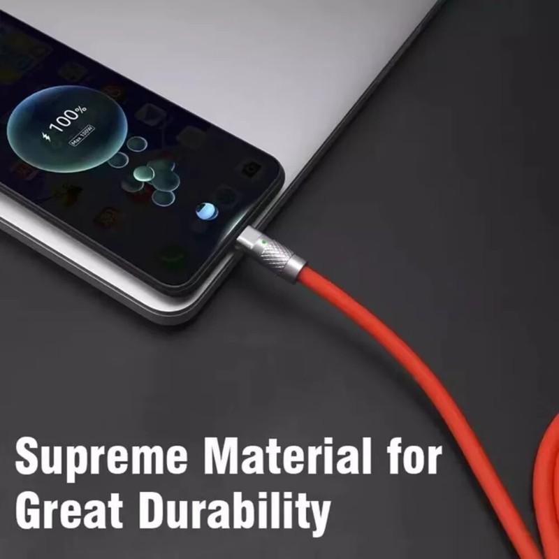 MVQF 6A S Charge 120W USB Cable Type-C To iOS Lighting Liquid Silicone gallery