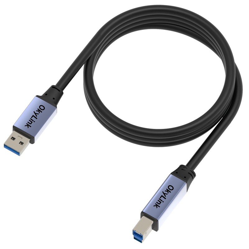 5FT 1.5M USB 3.0/3.2 Gen 1 Printer Cable A Male To B 5Gbps Aluminum Shell Cord gallery