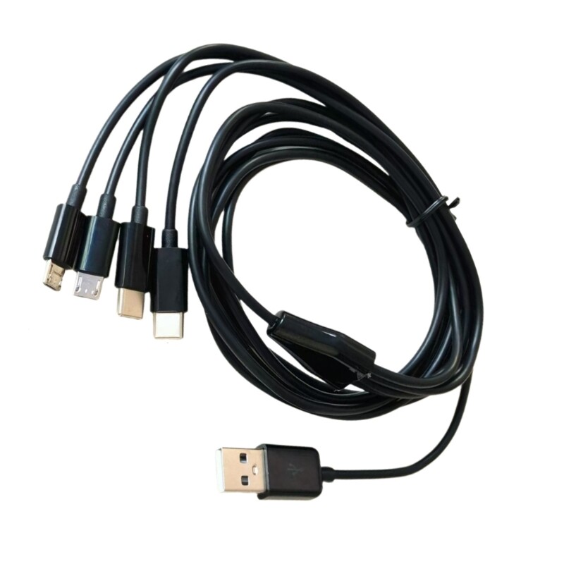 Compactly USB MultiCharging Cable for Type C and Micros USB Use 78.74inch gallery