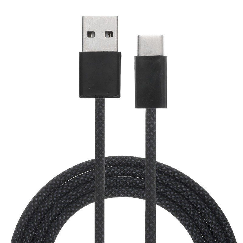 6.56ft USB Type C Charger Cable, 2A Type-C to USB A Charging Data Cord Black