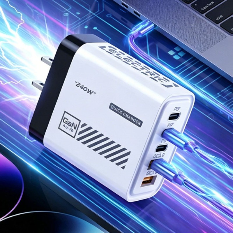 240W Super Fast Charging USB Type C Wall Charger For Samsung iPhone iPad gallery