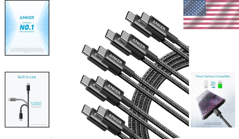 High-Speed 60W USB C to USB C Cable 6FT - MagSafe Design for Modern Devices gallery