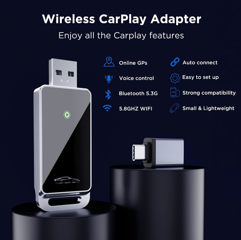 Wireless CarPlay Adapter 2024 Apple BY967D NEW . Open Box. gallery