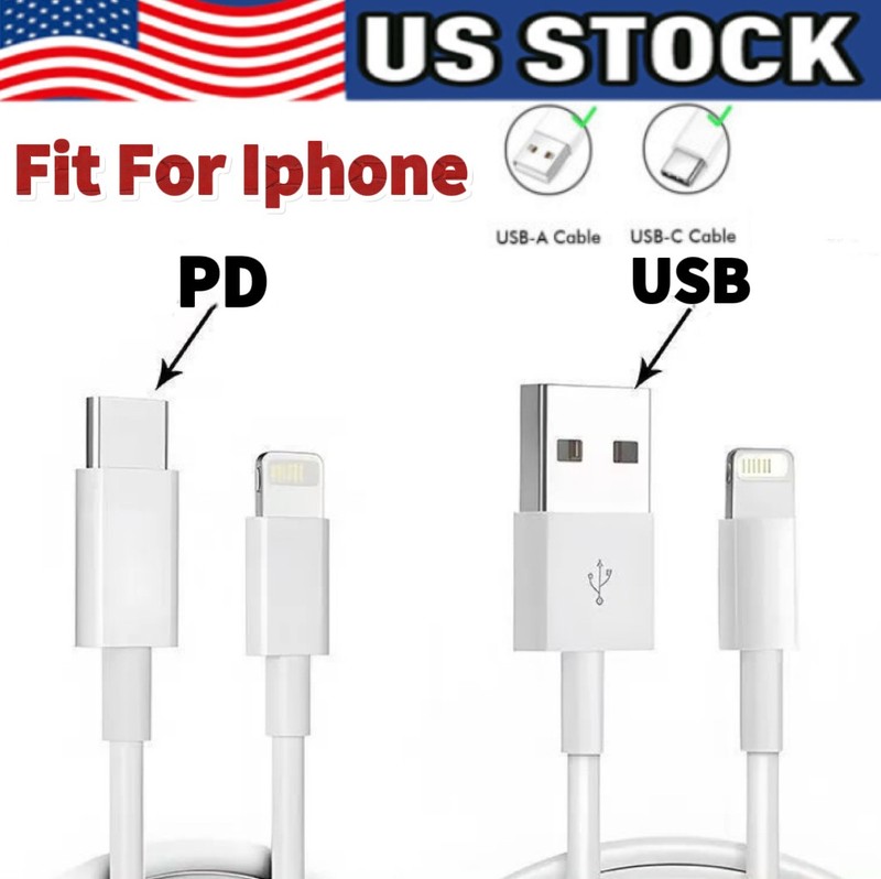 1-200 USB Data Fast Charger Cable Cord For Lot Apple iPhone 7 8 X 11 12 13 MAX gallery