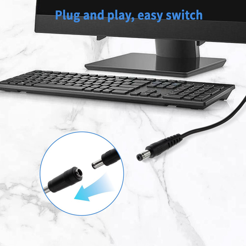 Universal Charger Power Core, 5V USB to DC 5.5X2.1Mm, Charging Cable Set with 5V gallery