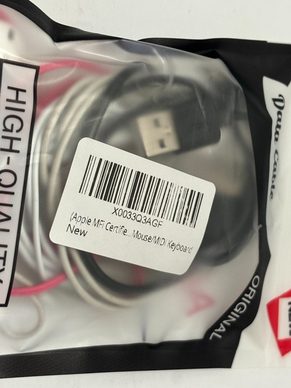 Apple MFI Certified Midi Mouse / Keyboard Data Cable New gallery