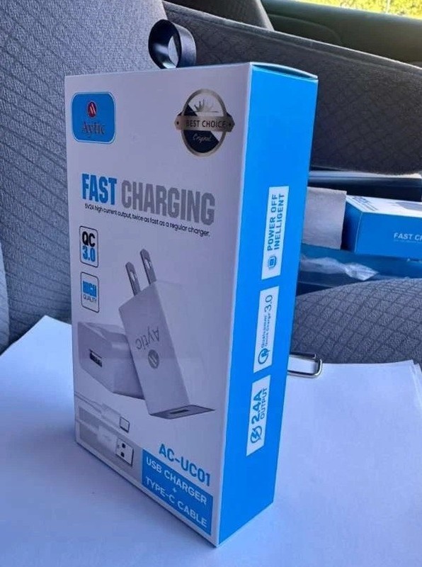 [12- Pack] Wholesale Lot QC 3.0 Fast Charger Adapter USB-A Port + Type-C Cable gallery