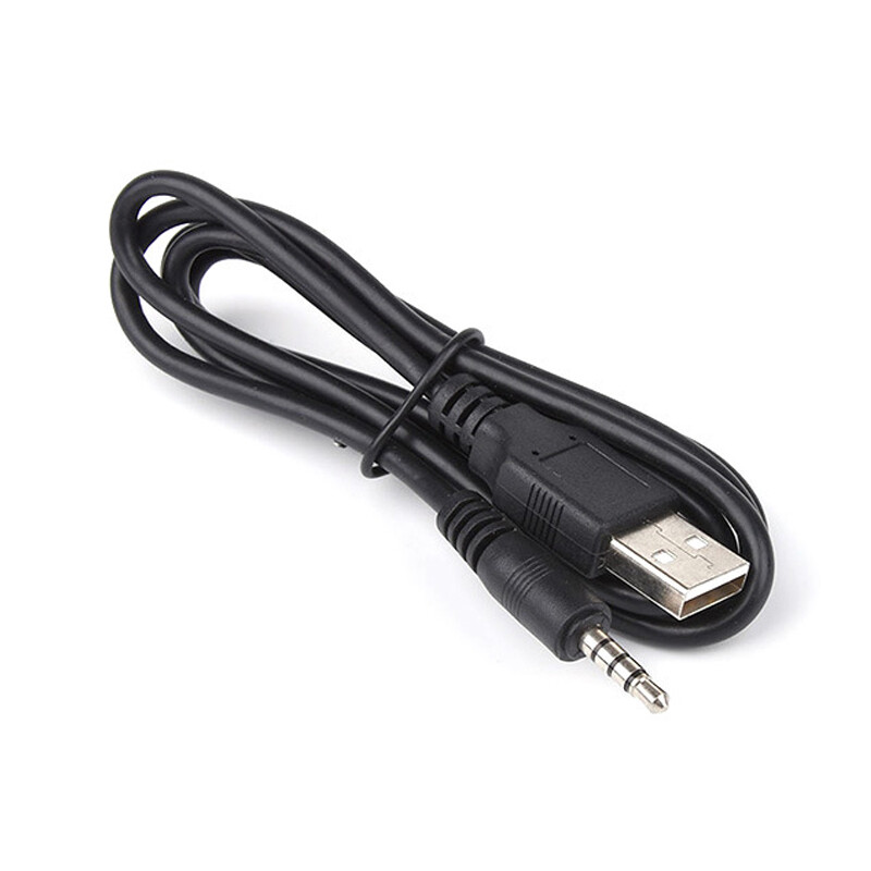 3.5mm Aux Audio To USB A Male Port Cable Cord Adapter Jack Charge Data Syn 3.3ft gallery
