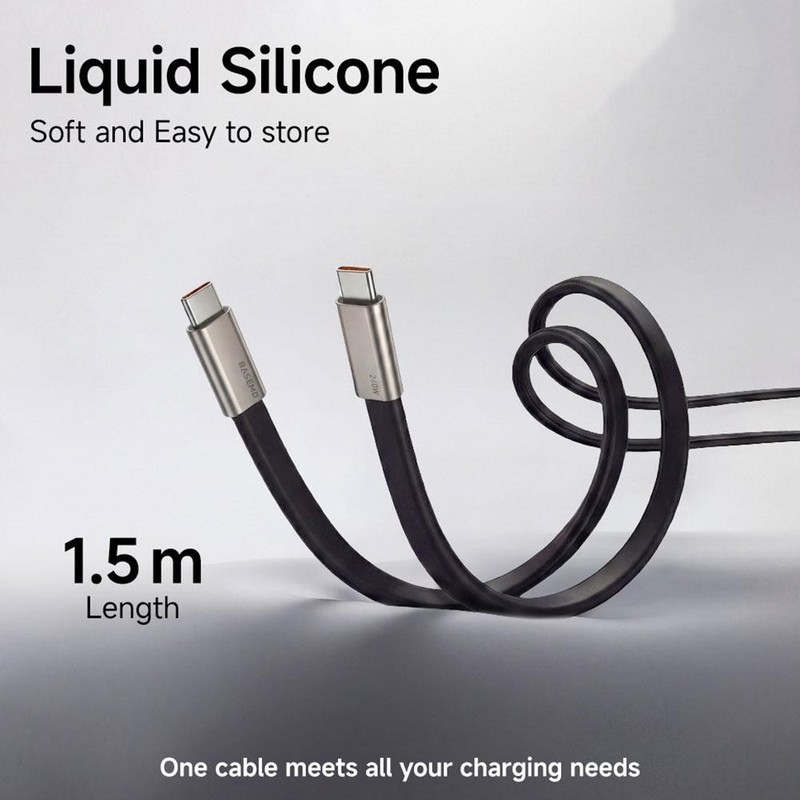 240W Super Fast Charging 2in1 Charging Cable 360° Rotating Invisible Stand Kit gallery