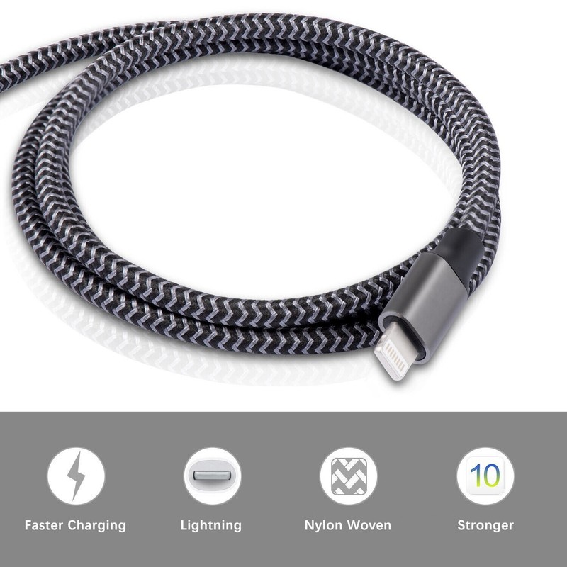 3ft Fast Charger Cord Luxury Lighting Cable For iPhone X XS 11 iPhone 8 7 6Plus gallery
