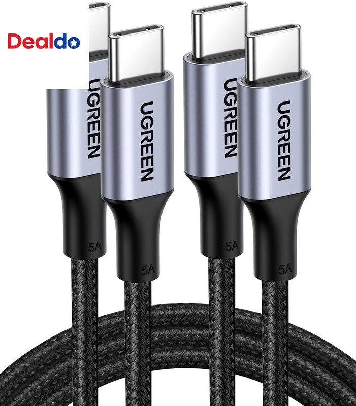 USB C to USB C Cable, 100W 2-Pack USB C Charger Cable for Iphone 17/17 Air/17 Pr