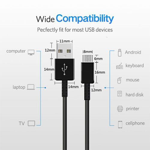 2X For Samsung USB Type C Fast Charger Cable Galaxy S9 S10 S20 Note 10 20 Ultra gallery