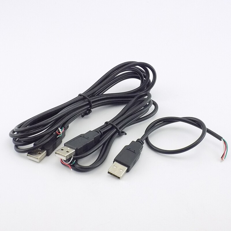 USB 2.0 A Female Male Jack Power Supply Extension Cable 2/4 Pin Data Line gallery