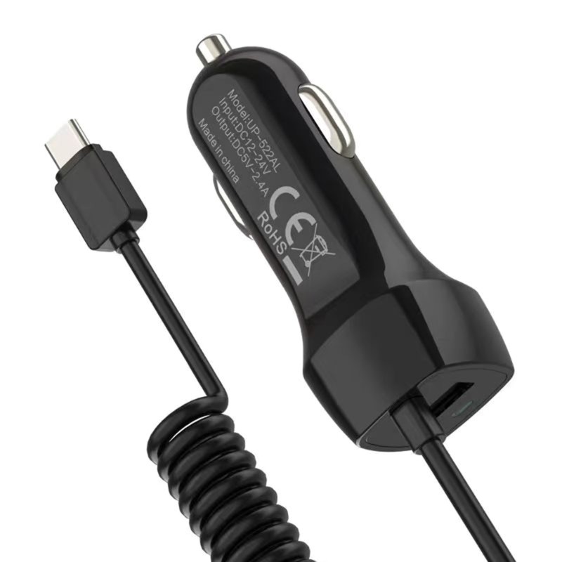 Essential Car Smartphones Laptop Tablets Charger With Type C&Addtional USB Port
