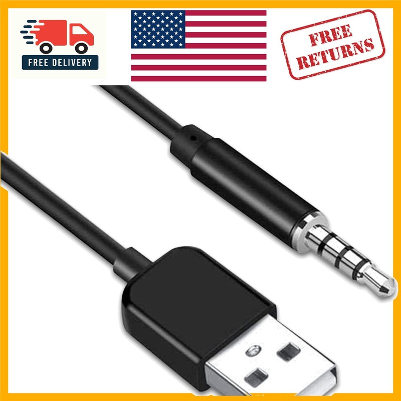 Versatile USB 2.0 to 3.5mm Audio Jack Adapter for Easy Data & Power Transfer