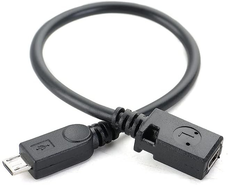 Micro USB to Mini USB Adapter Cable 8In, Micro USB Male to Mini USB Female Exten gallery