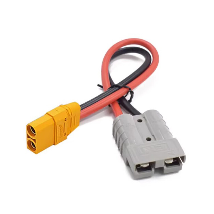 1PC Flexible 50Amp 600V Adapter Cable For Anderson to XT90 Power Connectors
