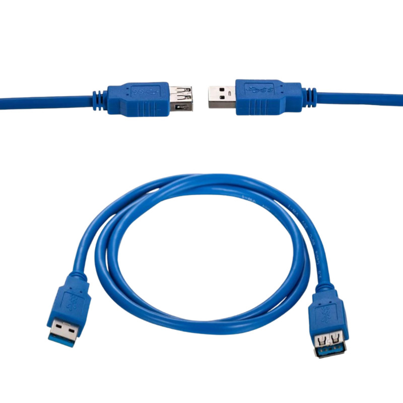 3 pcs 3FT USB 3.0 Extension Cable Type A Male to Female High Speed Data Transfer gallery