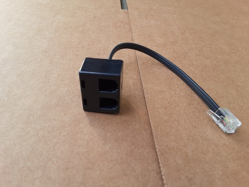 Handset cord splitter 4P4C RJ22 RJ9 phone adapter ideal for Training!
