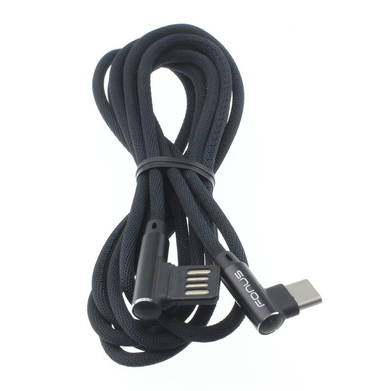 For Galaxy A05/A06/A07 – Angle USB Cable 6ft Type-C Charger Cord USB-C Power