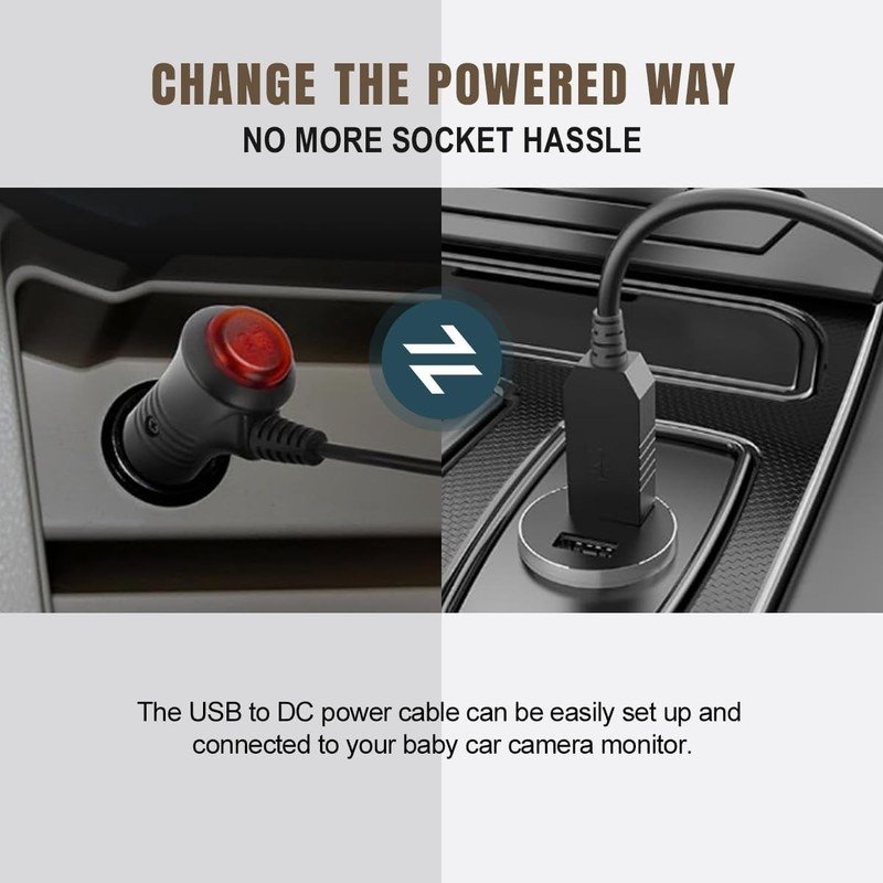 12V USB Power Adapter , 2 Packs 5V to DC 12V VoltageBoost Cable for Powering Das gallery