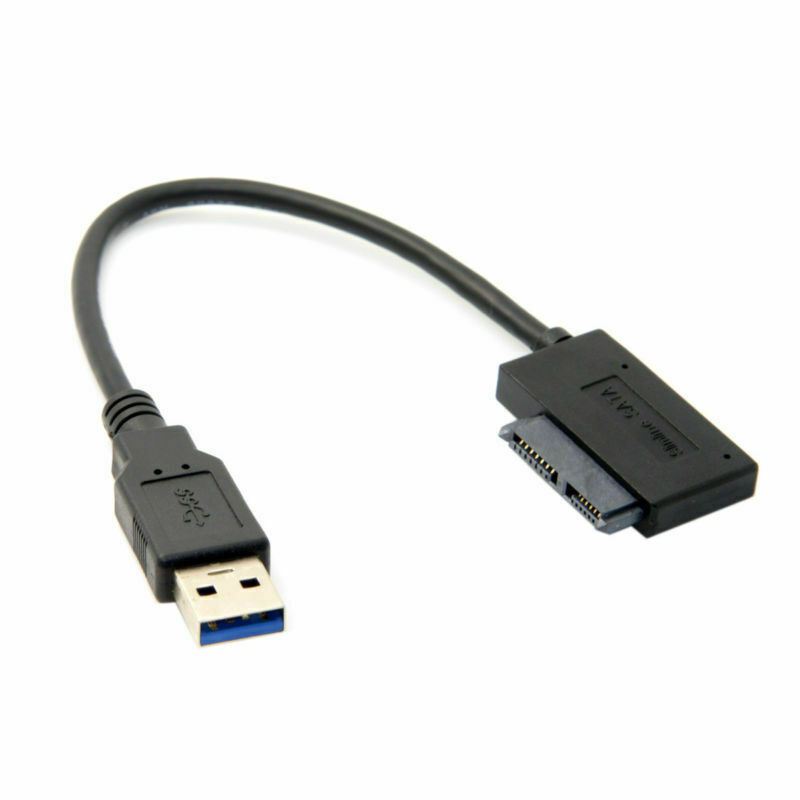 USB 3.0 to 7+6 13pin Slimline Sata Adapter Optical Drive Cable for CD DVD Rom gallery